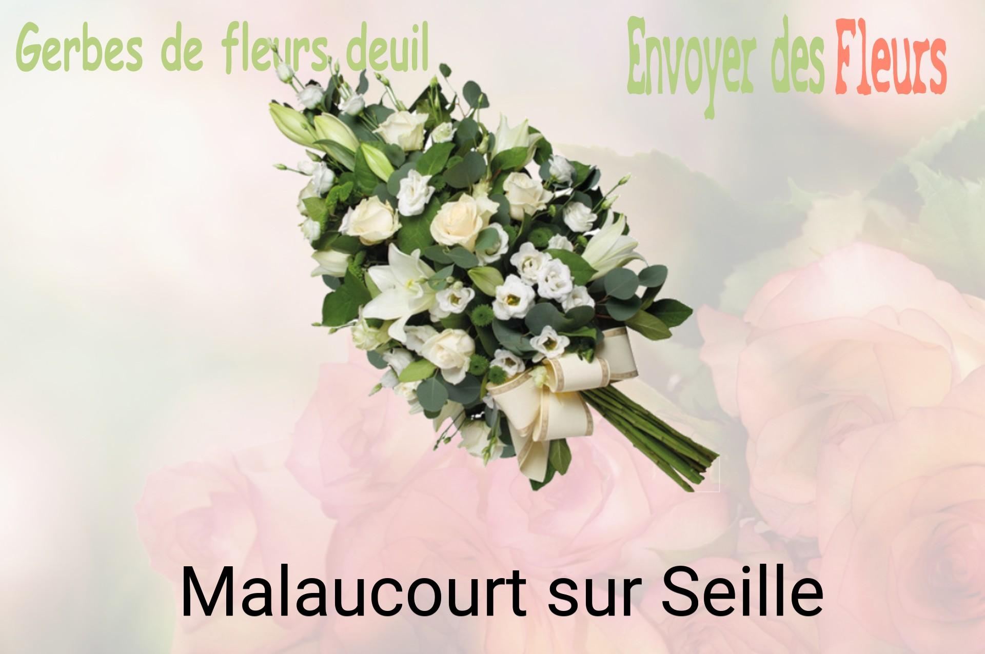 Gerbe de fleurs de deuil livrée à Malaucourt-sur-Seille